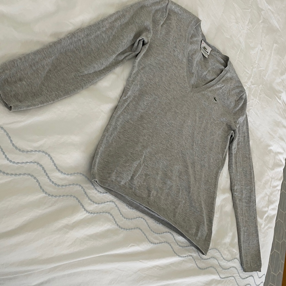 LaCoste size 40 cotton sweater perfect